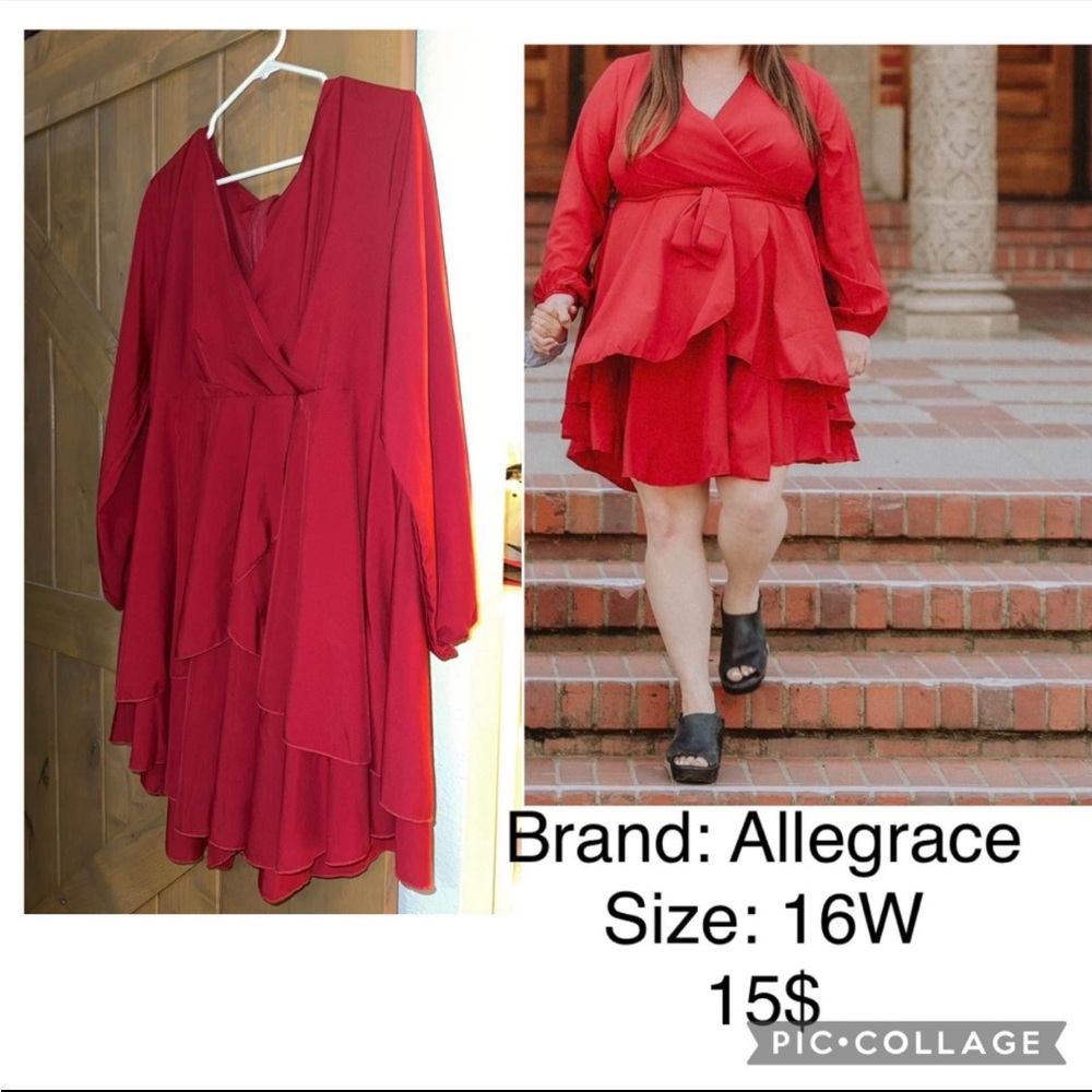 Allegra K Women's Red Dress